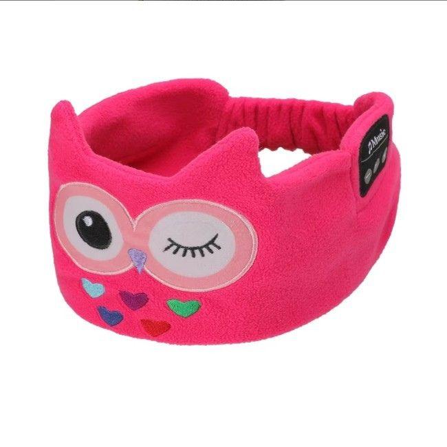 Gyerek Bluetooth Fejpánt Rózsaszín Bagoly